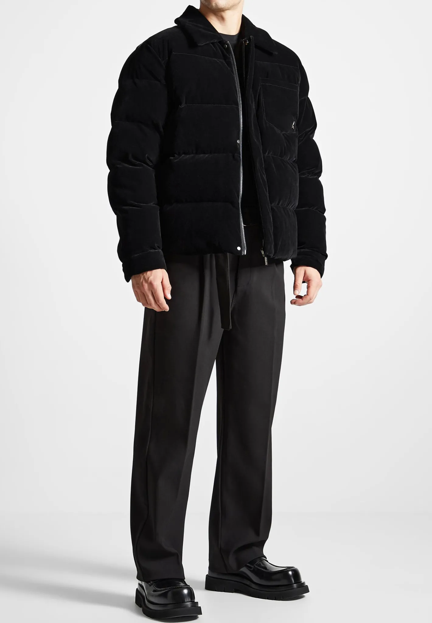 Velvet Puffer Coach Jacket -^Manière De Voir New