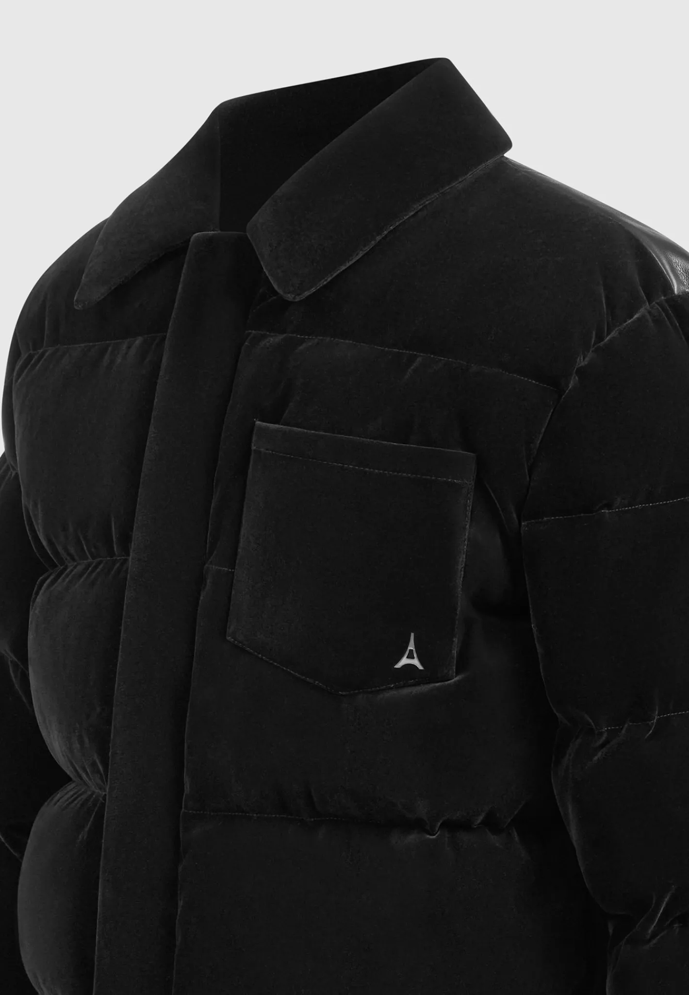 Velvet Puffer Coach Jacket -^Manière De Voir New