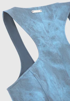 Vintage Marble Leather Corset Top - Washed^Manière De Voir Clearance