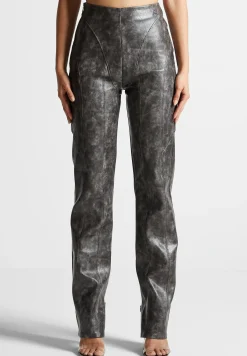 Vintage Vegan Leather Trousers -^Manière De Voir Online
