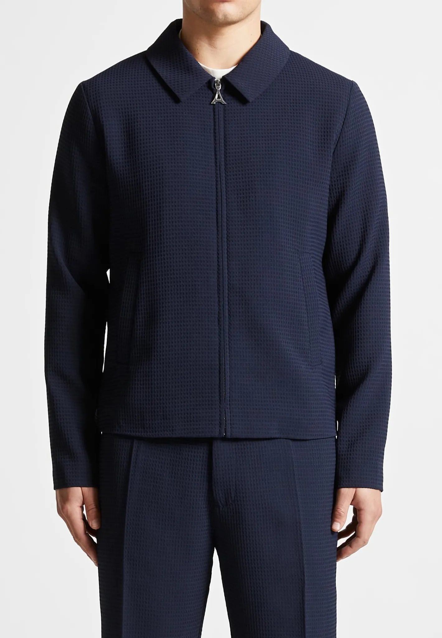 Waffle Seersucker Jacket -^Manière De Voir Sale