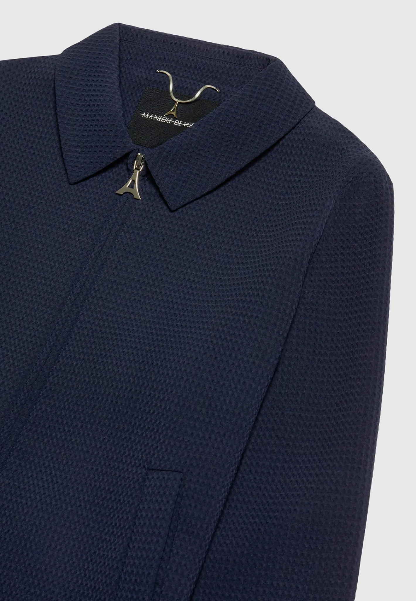 Waffle Seersucker Jacket -^Manière De Voir Sale