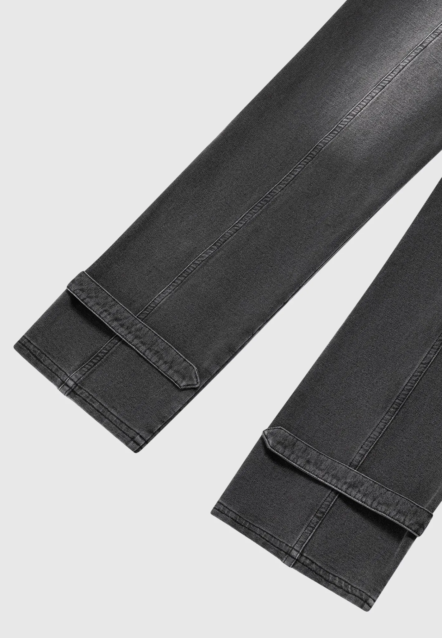 Washed Denim Jersey Joggers - Washed Black^Manière De Voir Outlet
