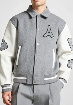 Wool Blend Mona Lisa Varsity Jacket -^Manière De Voir Discount