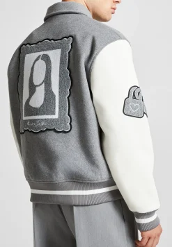 Wool Blend Mona Lisa Varsity Jacket -^Manière De Voir Discount