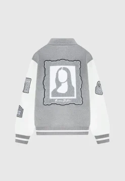 Wool Blend Mona Lisa Varsity Jacket -^Manière De Voir Discount