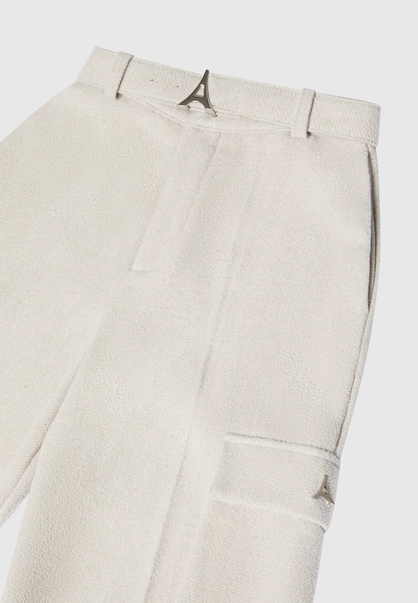 Wool Tailored Cargo Trousers -^Manière De Voir Online
