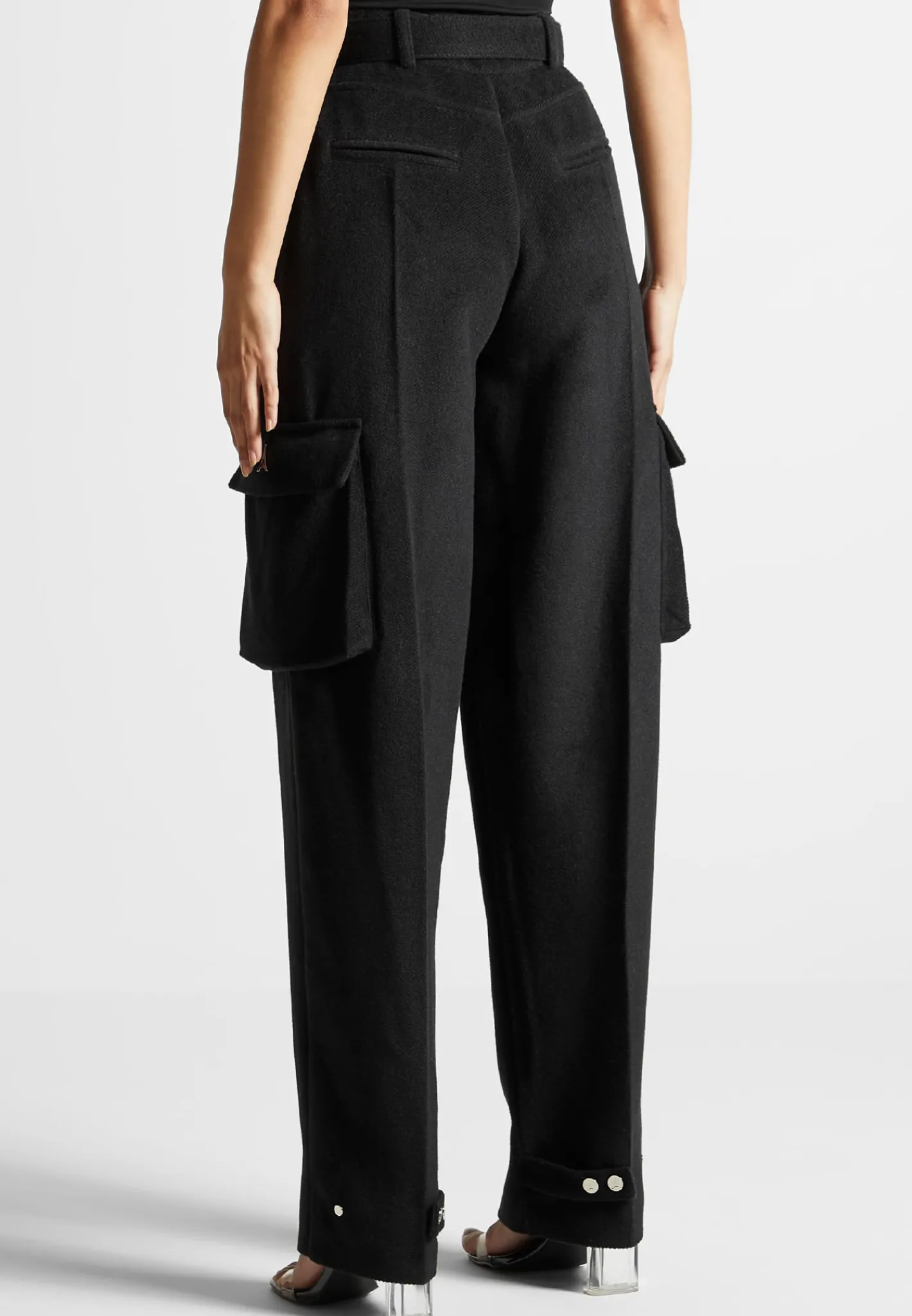 Wool Tailored Cargo Trousers -^Manière De Voir Outlet