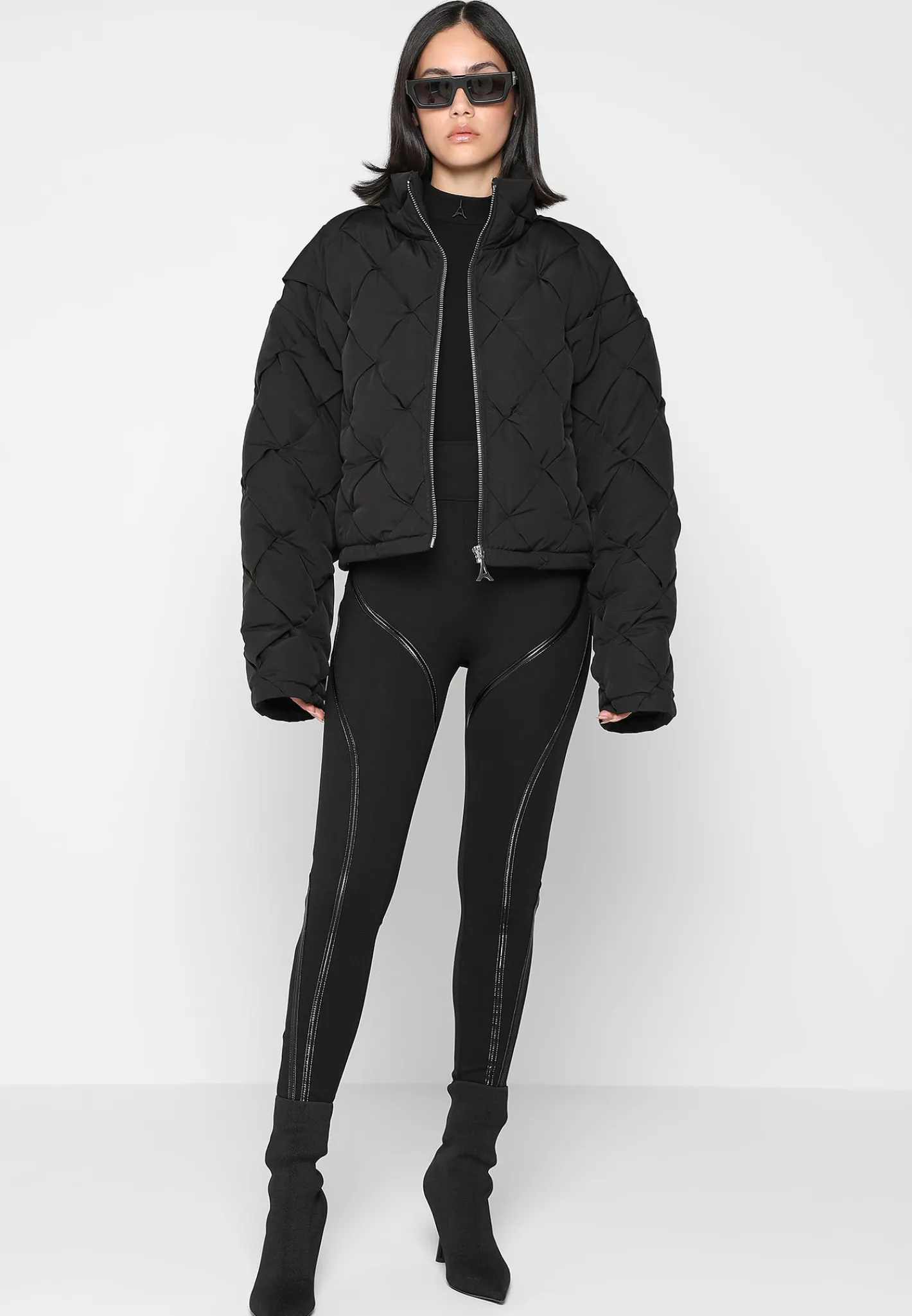 Woven Interlock Puffer Jacket -^Manière De Voir Discount