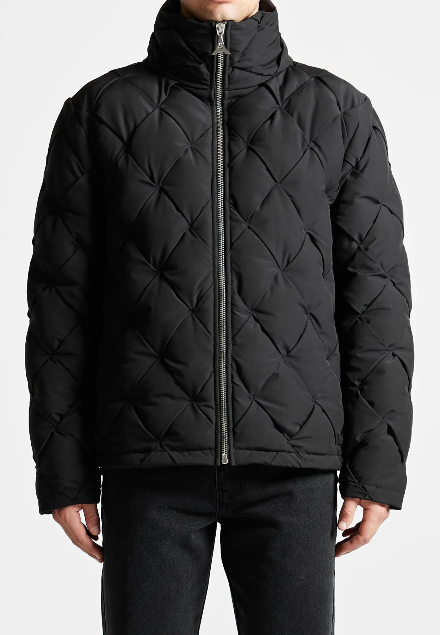 Woven Interlock Puffer Jacket -^Manière De Voir Fashion