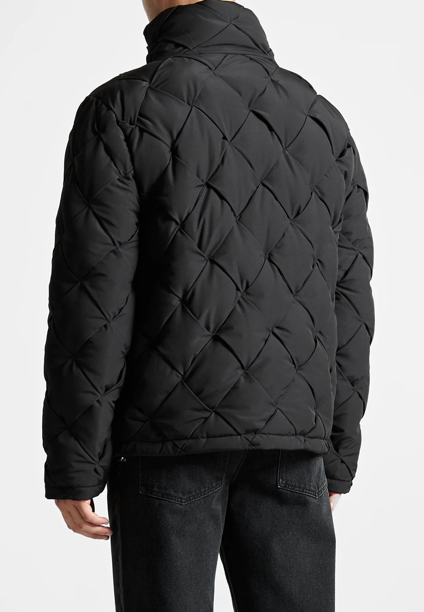 Woven Interlock Puffer Jacket -^Manière De Voir Fashion
