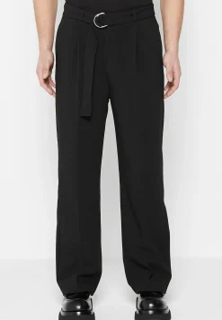 Woven Trousers With Belt -^Manière De Voir New