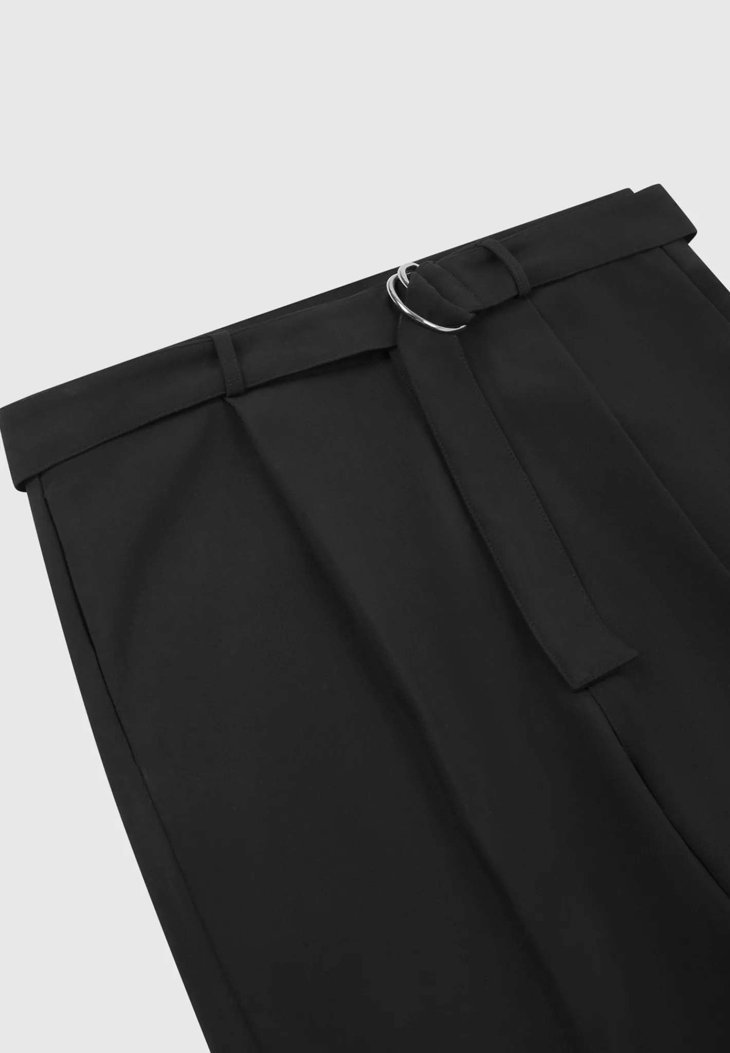 Woven Trousers With Belt -^Manière De Voir New