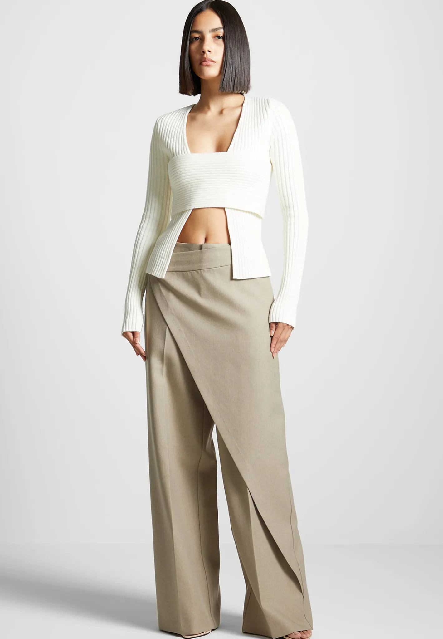 Wrap Tailored Trousers -^Manière De Voir Online