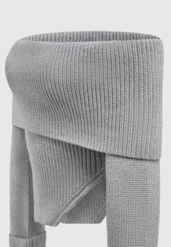 Zip Detail Knit Bandeau Top -^Manière De Voir Discount