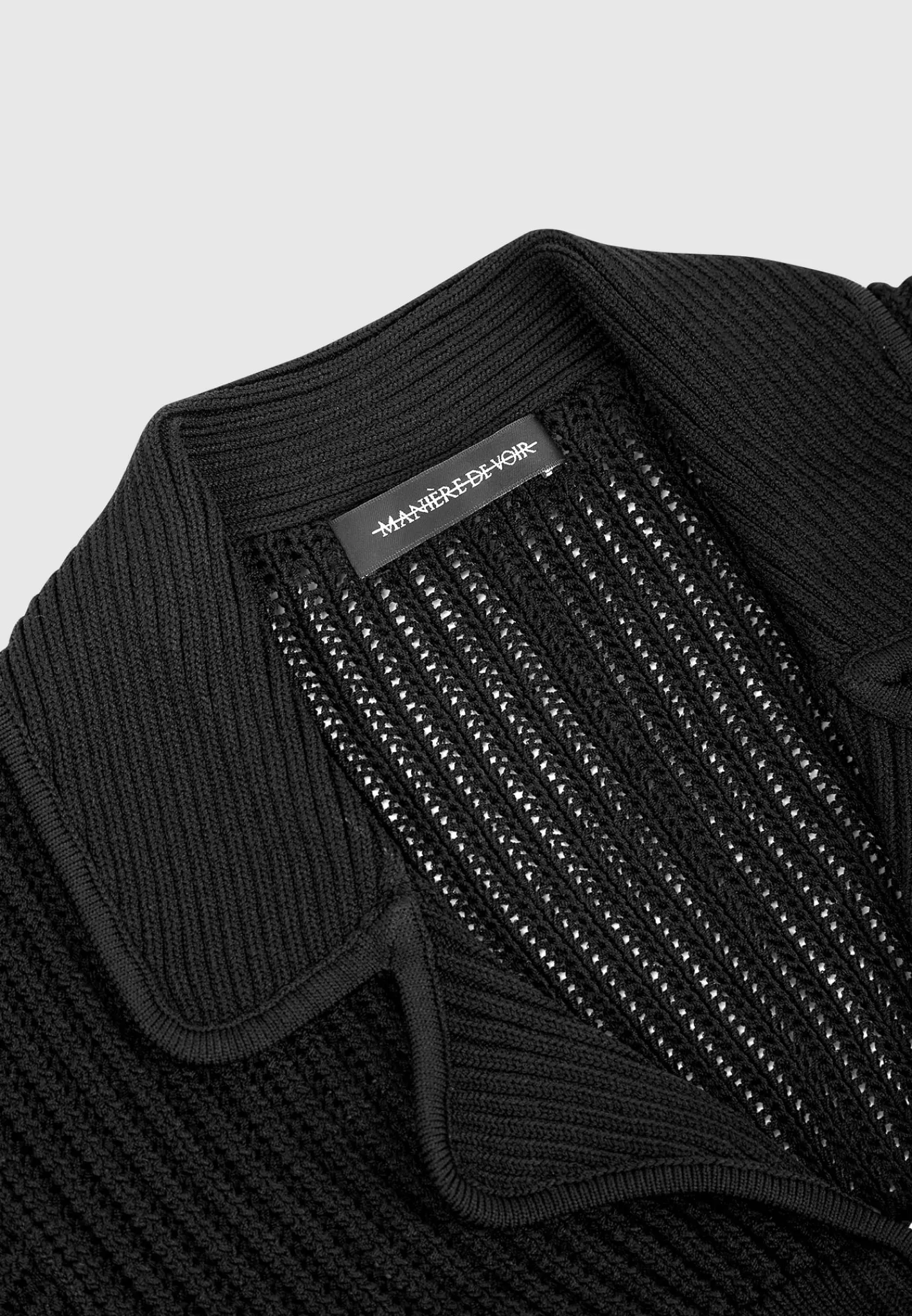Zip Front Knitted Crop Top -^Manière De Voir Discount