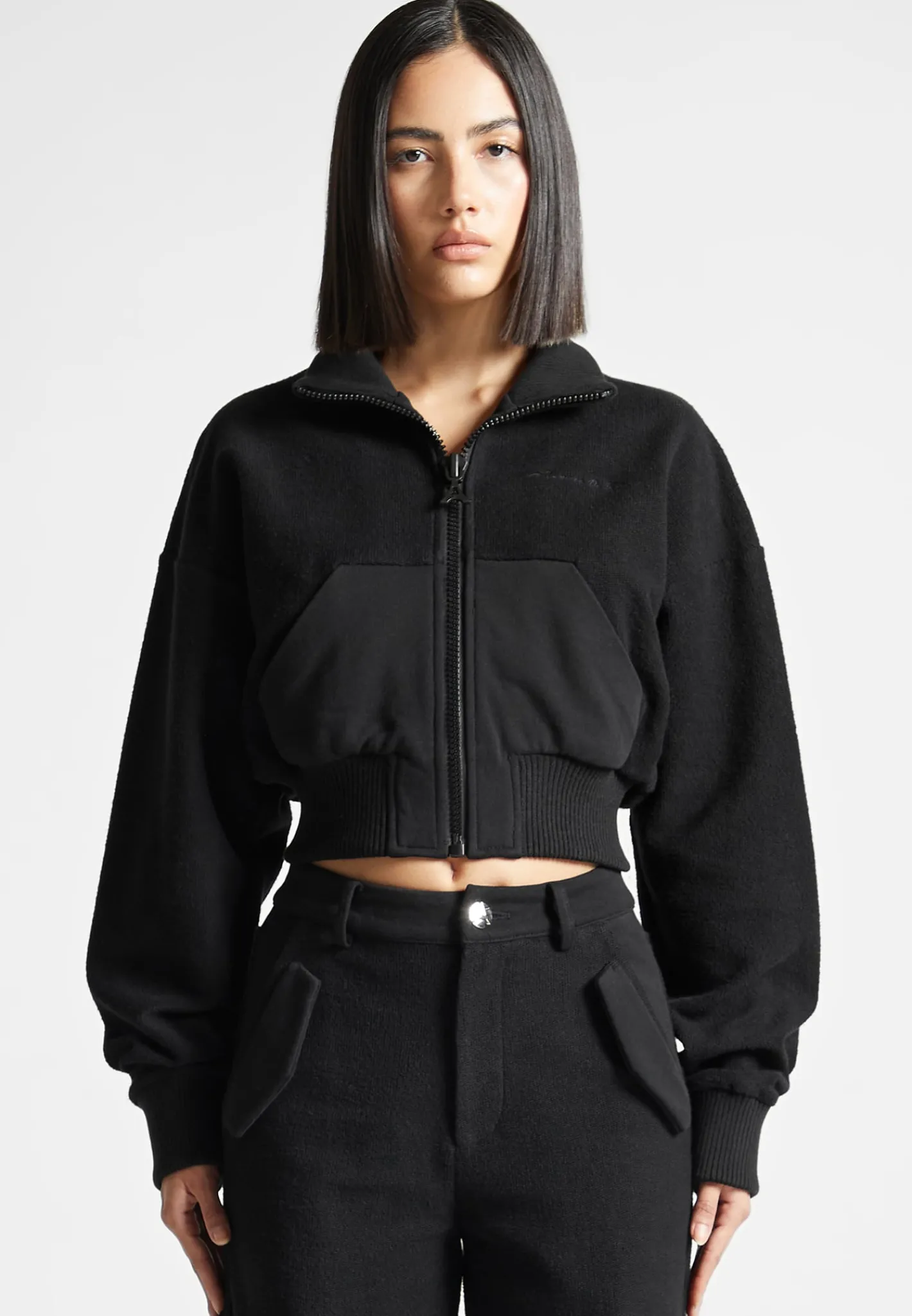 Zip Through Loopback Track Jacket -^Manière De Voir Sale